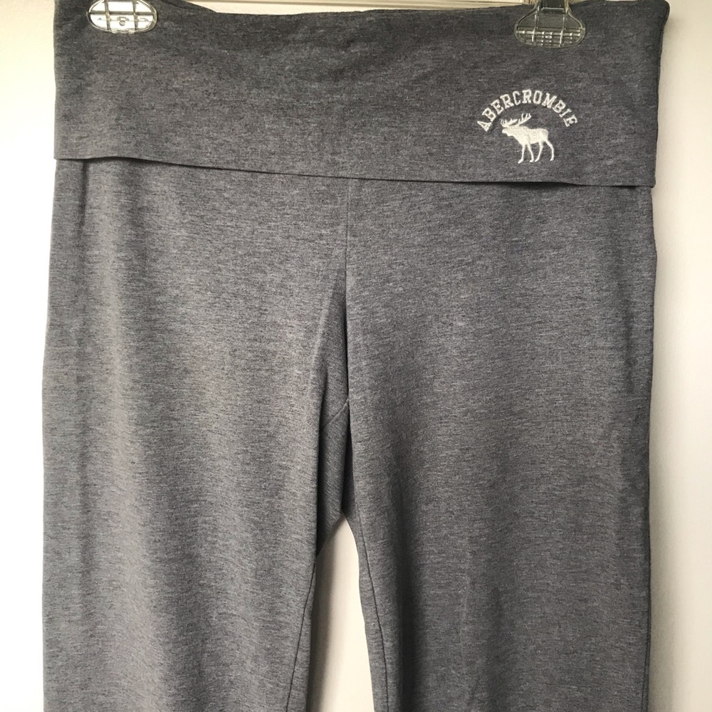 Gray yoga pants